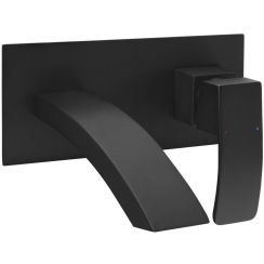 Sapho Ginko rubinetto per lavabo da incasso nero 1101-07B