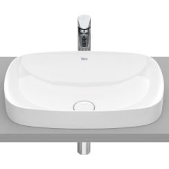 Roca Inspira lavabo 55x37 cm rettangolare da incasso bianco A327504S00