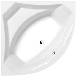 Polysan Rosana vasca da bagno angolare 150x150 cm sinistra bianco 63119