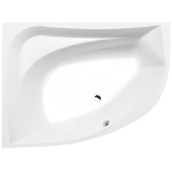 Polysan Tanya vasca da bagno angolare 160x120 cm sinistra bianco 65119