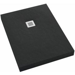 Schedpol New Horizons Black Stone piatto doccia rettangolare + mascherina 120x70 cm nero 3.3336/C/ST-M2