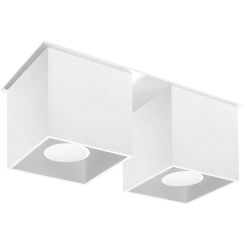 Sollux Lighting Quad 2 lampada da soffitto 2x40 W bianco SL.0065