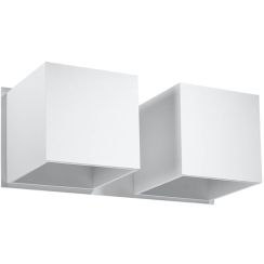 Sollux Lighting Quad 2 lampada da parete 2x40 W bianco SL.0656