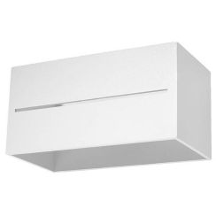 Sollux Lighting Lobo Maxi lampada da parete 2x40 W bianco SL.0528