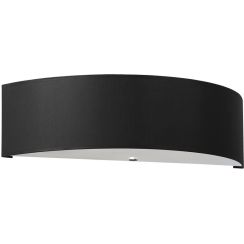 Sollux Lighting Skala lampada da parete 2x60 W nero SL.0764