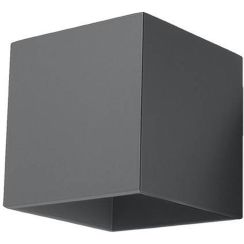 Sollux Lighting Quad lampada da parete 1x40 W antracite SL.0565