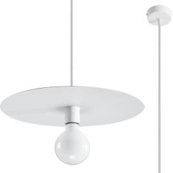 Sollux Lighting Flavio lampada sospesa 1x60 W bianco SL.0852