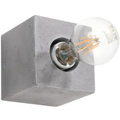Sollux Lighting Ariz lampada da parete 1x60 W grigio SL.0682