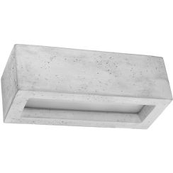 Sollux Lighting Vega lampada da parete 1x60 W grigio SL.0992