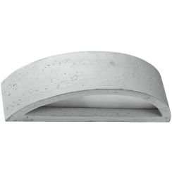 Sollux Lighting Atena lampada da parete 1x60 W grigio SL.0994