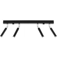 Sollux Lighting Eyetech lampada da soffitto 4x40 W nero SL.0900