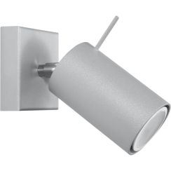 Sollux Lighting Ring lampada da parete 1x40 W grigio SL.0449