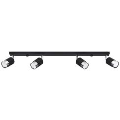 Sollux Lighting Nero lampada da soffitto 4x40 W nero-cromo SL.1067