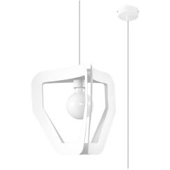 Sollux Lighting Tres lampada sospesa 1x60 W bianco SL.0929