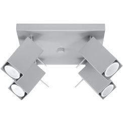 Sollux Lighting Merida lampada da soffitto 4x40 W grigio SL.0458