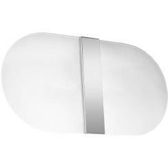 Sollux Lighting Salia lampada da parete 2x40 W bianco-cromo SL.1004