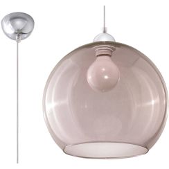 Sollux Lighting Ball lampada sospesa 1x60 W grafite SL.0250