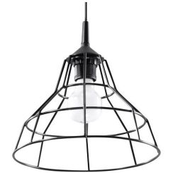 Sollux Lighting Anata lampada sospesa 1x60 W nero SL.0146