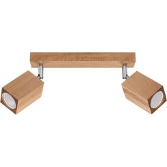Sollux Lighting Keke lampada da soffitto 2x40 W legno SL.1036
