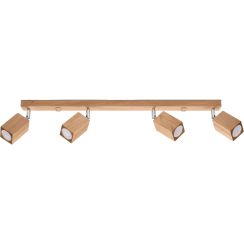 Sollux Lighting Keke lampada da soffitto 4x40 W legno SL.1038