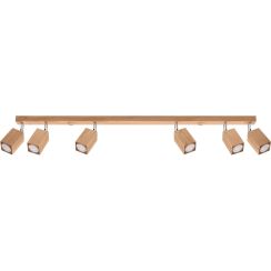 Sollux Lighting Keke lampada da soffitto 6x40 W legno SL.1039