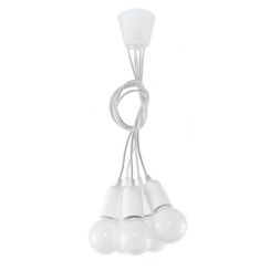 Sollux Lighting Diego lampada sospesa 5x60 W bianco SL.0571