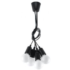 Sollux Lighting Diego lampada sospesa 5x60 W nero SL.0574