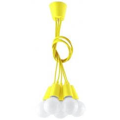 Sollux Lighting Diego lampada sospesa 5x60 W giallo SL.0580