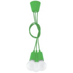 Sollux Lighting Diego lampada sospesa 3x60 W verde SL.0582
