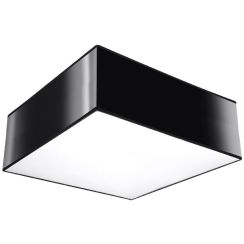 Sollux Lighting Horus plafoniera 1x60 W nero SL.0142