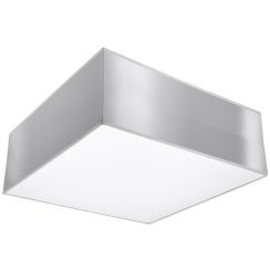 Sollux Lighting Horus plafoniera 2x60 W grigio SL.0137