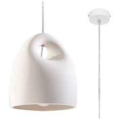 Sollux Lighting Bukano lampada sospesa 1x60 W bianco SL.0842