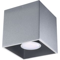 Sollux Lighting Quad lampada da soffitto 1x40 W grigio SL.0024