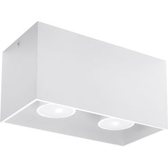 Sollux Lighting Quad Maxi lampada da soffitto 2x40 W bianco SL.0380