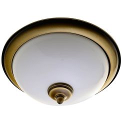 Sapho Gloster plafoniera 1x40 W bianco-marrone AU514