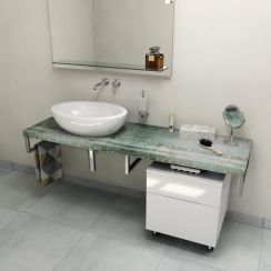 Sapho Avice piano 130x49.5 cm grafite-blu AV136