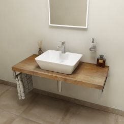 Sapho Avice piano 140x49.5 cm grafite-legno AV1408