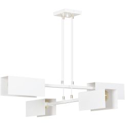 Emibig Tolos lampada sospesa 4x15 W bianco 634/4