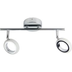 Candellux Aurelion lampada da soffitto 2x4 W cromo 92-65575