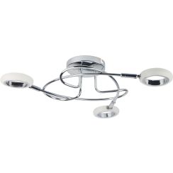 Candellux Aurelion lampada da soffitto 3x4 W cromo 98-65582