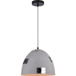 Candellux Patch lampada sospesa 1x60 W cromo-grigio/cenere 31-43160