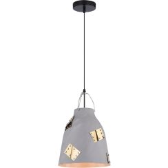 Candellux Patch lampada sospesa 1x60 W oro-grigio/cenere 31-43269