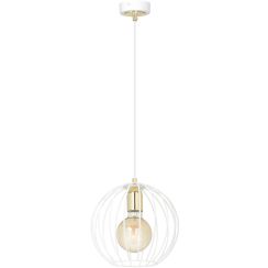 Emibig Albio lampada sospesa 1x15 W bianco-oro 145/1