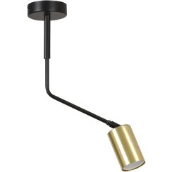 Emibig Verno lampada da soffitto 1x8 W nero-oro 655/1