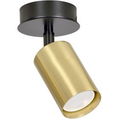 Emibig Zen lampada da soffitto 1x8 W nero-oro 622/1