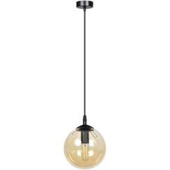 Emibig Cosmo lampada sospesa 1x10 W nero-ambra 713/1
