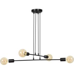 Emibig Multipo lampada sospesa 4x15 W nero 696/4