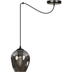Emibig Level lampada sospesa 1x15 W nero-grafite 757/1