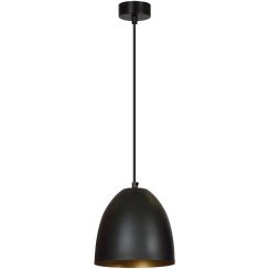 Emibig Lenox lampada sospesa 1x15 W nero-oro 410/1