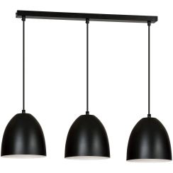 Emibig Lenox lampada sospesa 3x15 W bianco-nero 391/3